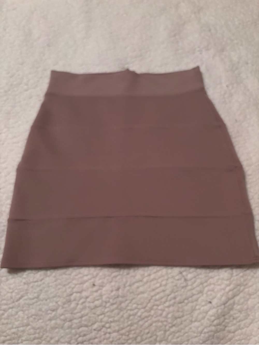 Women's Tan Bodycon Bandage Skirt
